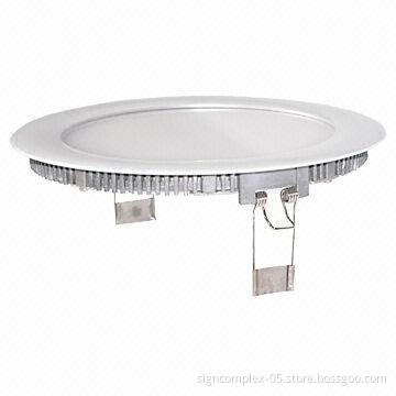 Round LED Panel Lamp with 100 to 240V AC/50 to 60Hz Working Voltage and No UV and no IR